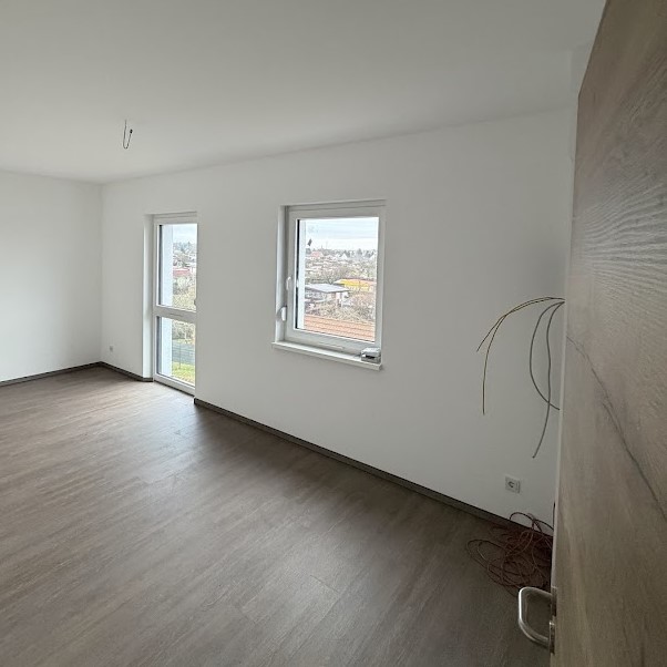 Blick in eine Dachgeschosswohnung