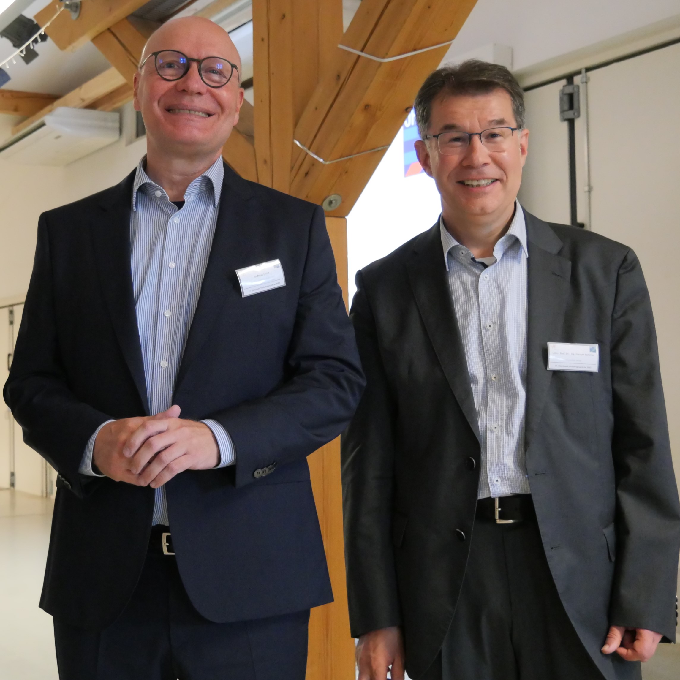 Moderationsduo Andreas Ernst und Prof. Carsten Sommer
